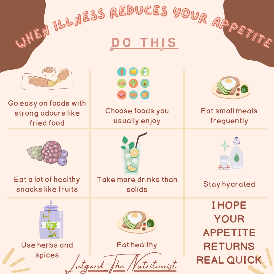 Has illness robbed you of your appetite?